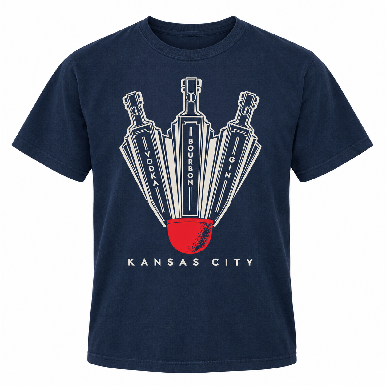 Kansas City Shuttlecock T-Shirt – Tom's Town Mercantile