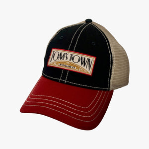 Red/ Navy Mesh Trucker Hat